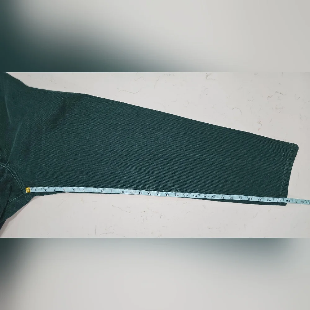VTG Y2K 90s IVY BROWN Dark Green Women’s Jeans Made in‎ USA